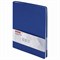 Тетрадь БОЛЬШОЙ ФОРМАТ (200x252 мм) В5, BRAUBERG "Office PRO", под кожу, гребень, клетка, 80 л., синий, 111048 111048