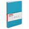 Тетрадь А5 (148x218 мм), BRAUBERG "Office PRO", гибкая, под кожу, гребень, 80 л., бирюзовая, 111043 111043