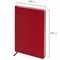 Блокнот БОЛЬШОЙ ФОРМАТ (200х252 мм) В5, BRAUBERG "Income", кожзам, 128 л., клетка, красный, 125205 125205