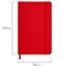 Блокнот А5 (130х210 мм), BRAUBERG ULTRA, балакрон, 80 г/м2, 96 л., клетка, красный, 113034 113034