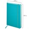 Блокнот А5 (148х218 мм), BRAUBERG ULTRA, балакрон, 80 г/м2, комбинированный блок, 100 л., бирюза, 113071 113071