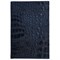 Обложка для паспорта натуральная кожа кайман, "PASSPORT", темно-синяя, BRAUBERG, 237196 237196