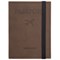 Обложка для паспорта с карманами и резинкой, мягкая экокожа, "PASSPORT", коричневая, BRAUBERG, 238204 238204