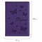 Обложка для паспорта STAFF, бархатный полиуретан, "Бабочки", фиолетовая, 237618 237618