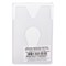 Обложка-карман для карт, пропусков "Триколор", 95х65 мм, ПВХ, полноцветный рисунок, российский триколор, ДПС, 2802.ЯК.ТК 235904