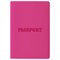 Обложка для паспорта, мягкий полиуретан, "PASSPORT", розовая, STAFF, 237605 237605