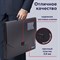 Папка-портфель пластиковая БОЛЬШОГО ФОРМАТА BRAUBERG "ПОРТФОЛИО", А3 (445х310х30 мм), черная, РОССИЯ, 226023 226023