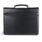 Портфель "Проект", 38х28,5х10 см, искусственная кожа, 2 отделения, замок с ключом, черный, 200 240204