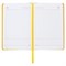 Ежедневник недатированный А5 (138x213 мм) BRAUBERG "Select", балакрон, 160 л., желтый, 111662 111662