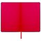 Ежедневник недатированный А5 (138х213 мм) BRAUBERG "Stylish", кожзам, гибкий, 160 л., красный, 111865 111865