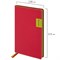 Ежедневник недатированный А5 (138х213 мм), BRAUBERG "AIM", под кожу, 136 л., красный, 113422 113422