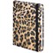 Ежедневник недатированный с резинкой А5 (145х203 мм), BRAUBERG, твердый, фольга, 128 л., "Leopard", 114561 114561
