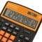 Калькулятор настольный BRAUBERG EXTRA COLOR-12-BKRG (206x155 мм), 12 разрядов, двойное питание, ЧЕРНО-ОРАНЖЕВЫЙ, 250478 250478