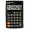 Калькулятор карманный BRAUBERG PK-865-BK (120x75 мм), 8 разрядов, двойное питание, ЧЕРНЫЙ, 250524 250524