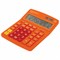 Калькулятор настольный BRAUBERG EXTRA-12-RG (206x155 мм), 12 разрядов, двойное питание, ОРАНЖЕВЫЙ, 250485 250485