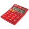 Калькулятор настольный BRAUBERG ULTRA-08-WR, КОМПАКТНЫЙ (154x115 мм), 8 разрядов, двойное питание, БОРДОВЫЙ, 250510 250510