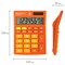 Калькулятор настольный BRAUBERG ULTRA-08-RG, КОМПАКТНЫЙ (154x115 мм), 8 разрядов, двойное питание, ОРАНЖЕВЫЙ, 250511 250511