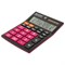 Калькулятор настольный BRAUBERG ULTRA COLOR-12-BKWR (192x143 мм), 12 разрядов, двойное питание, ЧЕРНО-МАЛИНОВЫЙ, 250500 250500