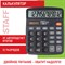 Калькулятор настольный STAFF PLUS DC-111 (180x145 мм), 12 разрядов, двойное питание, +БАТАРЕЙКА АА, 250427 250427