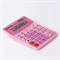 Калькулятор настольный STAFF STF-888-12-PK (200х150 мм) 12 разрядов, двойное питание, РОЗОВЫЙ, 250452 250452
