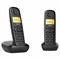 Радиотелефон GIGASET A170, память 50 номеров, АОН, повтор, часы, черный, КОМПЛЕКТ 2 шт., L36852H2802S301 263102