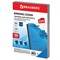 Обложки пластиковые для переплета А4, КОМПЛЕКТ 100 шт., 150 мкм,"Кристалл", прозрачно-синие, BRAUBERG, 532158 532158