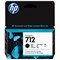 Картридж струйный для плоттера HP (3ED70A) DesignJet T230/T250/T630/T650, №712, черный, оригинальный 363910