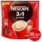 Кофе растворимый порционный NESCAFE "3 в 1 Классик", КОМПЛЕКТ 20 пакетиков по 14,5 г, 12460849 620015