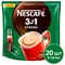 Кофе растворимый порционный NESCAFE "3 в 1 Крепкий", КОМПЛЕКТ 20 пакетиков по 14,5 г, 12460873 621751