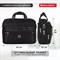 Сумка портфель BRAUBERG CARBON с отделением для ноутбука 15-16", 2 отделения, черная, 31х41х13 см, 240509 240509