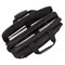 Сумка портфель BRAUBERG CARBON с отделением для ноутбука 15-16", 2 отделения, черная, 31х41х13 см, 240509 240509