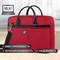 Сумка портфель BRAUBERG DANDY с отделением для ноутбука 15,6", 3 кармана, "Dialog", красная, 30х40х7 см, 240462 240462