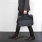 Сумка портфель BRAUBERG MODERN с отделением для ноутбука 15-16", откидная крышка, серая, 29х42х11 см, 270828 270828