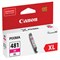 Картридж струйный CANON (CLI-481M XL) для PIXMA TS704 / TS6140, пурпурный, ресурс 474 страницы, оригинальный, 2045C001 363219