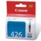 Картридж струйный CANON (CLI-426C) Pixma MG5140/MG5240/MG6140/MG8140, голубой, оригинальный, 446 стр, 4557B001 360866
