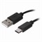 Кабель USB 2.0-Type-C, 1 м, SONNEN, медь, для передачи данных и зарядки, черный, 513117 513117
