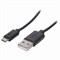 Кабель USB 2.0-micro USB, 1 м, SONNEN, медь, для передачи данных и зарядки, черный, 513115 513115