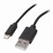 Кабель USB 2.0-Lightning, 1 м, SONNEN, медь, для передачи данных и зарядки, 513116 513116