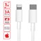 Кабель USB Type-C-Lightning с поддержкой быстрой зарядки, белый, 1 м, SONNEN, медный, 513612 513612