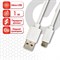 Кабель белый USB 2.0-micro USB, 1 м, SONNEN, медь, для передачи данных и зарядки, 513557 513557
