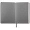 Ежедневник недатированный А5 138х213 мм BRAUBERG "Metallic", под кожу, 136 л., гибкий, серебряный, 113377 113377