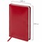 Ежедневник недатированный А5 138х213 мм BRAUBERG "Rainbow" под кожу, 136 л., красный, 111667 111667