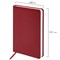 Ежедневник недатированный А5 138x213 мм BRAUBERG "Profile" балакрон, 136 л., красный, 123427 123427