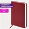 Ежедневник недатированный А5 138x213 мм BRAUBERG "Profile" балакрон, 136 л., красный, 123427 123427