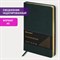 Ежедневник недатированный А5, 138х213 мм, BRAUBERG "Iguana", под кожу, 160 л., тёмно-зеленый, 114457 114457