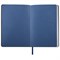 Ежедневник недатированный А5 138х213 мм BRAUBERG "Metallic", под кожу, 136 л., гибкий, синий, 113376 113376