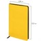 Ежедневник недатированный А5 138х213 мм BRAUBERG "Metropolis Mix", под кожу, 136 л., желтый, 113292 113292