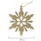 Украшение ёлочное "Снежинки" 4 шт., 13 см, пластик, золотистые, ЗОЛОТАЯ СКАЗКА, 591132 591132