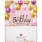 Пакет подарочный (1 штука) 26x13x32 см, ЗОЛОТАЯ СКАЗКА "Happy Birthday", фольга, розовый, 608238 608238