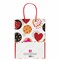 Пакет подарочный (1 штука) 18x10x23 см, ЗОЛОТАЯ СКАЗКА "Сердечки", ламинированный, 606580 606580